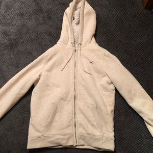 Hollister Sherpa lined hoodie jacket